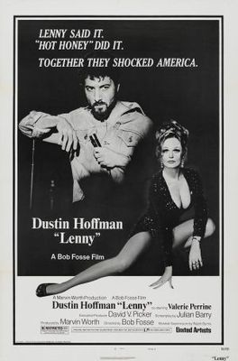 Lenny movie poster (1974) wood print