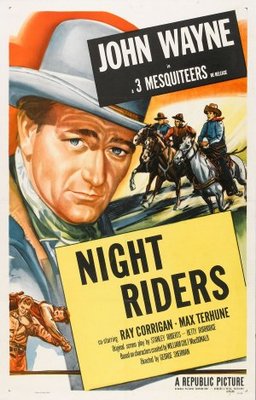 The Night Riders movie poster (1939) metal framed poster