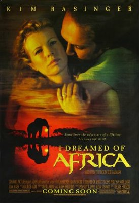 I Dreamed of Africa movie poster (2000) metal framed poster