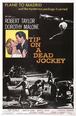 Tip on a Dead Jockey movie poster (1957) poster with hanger