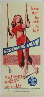 Screaming Mimi movie poster (1958) pillow