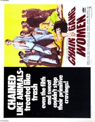 Chain Gang Women movie poster (1971) metal framed poster