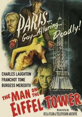 The Man on the Eiffel Tower movie poster (1950) poster with hanger