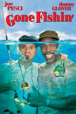Gone Fishin' movie poster (1997) wooden framed poster