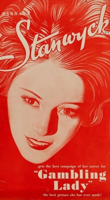 Gambling Lady movie poster (1934) pillow