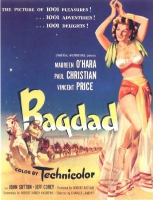 Bagdad movie poster (1949) wooden framed poster