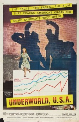 Underworld U.S.A. movie poster (1961) wood print