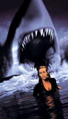 Deep Blue Sea movie poster (1999) Longsleeve T-shirt