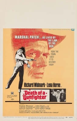 Death of a Gunfighter movie poster (1969) wood print