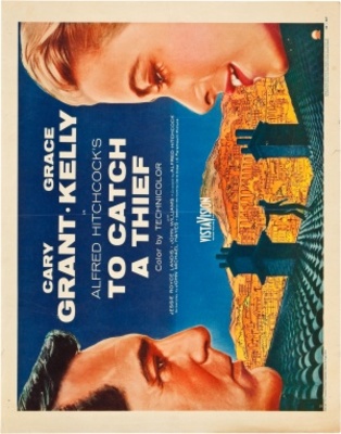 To Catch a Thief movie poster (1955) wooden framed poster