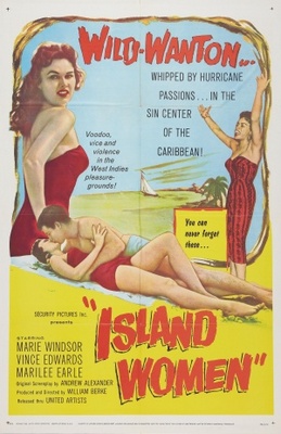 Island Women movie poster (1958) Longsleeve T-shirt