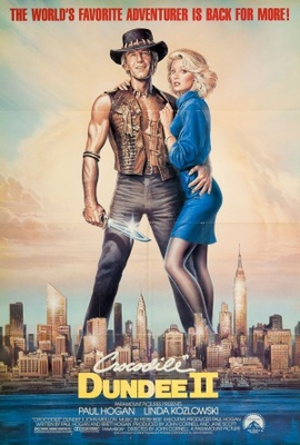 Crocodile Dundee II movie poster (1988) poster
