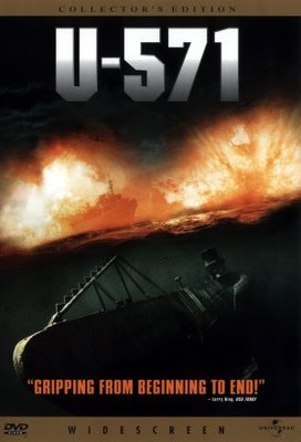 U-571 movie poster (2000) wood print