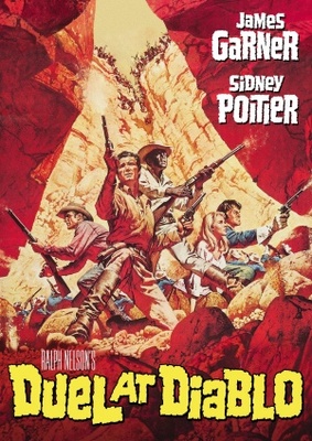 Duel at Diablo movie poster (1966) canvas poster