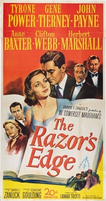 The Razor's Edge movie poster (1946) wood print