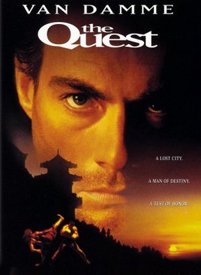 The Quest movie poster (1996) wood print