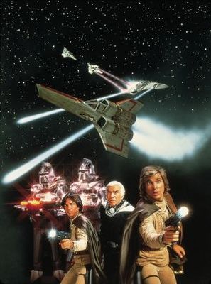 Battlestar Galactica movie poster (1978) Stickers MOV_8f29492b