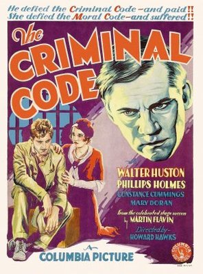 The Criminal Code movie poster (1931) wooden framed poster