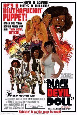 Black Devil Doll movie poster (2007) metal framed poster