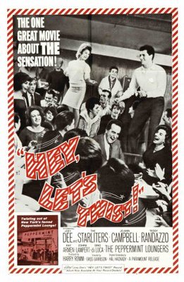 Hey, Let's Twist movie poster (1961) tote bag