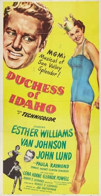 Duchess of Idaho movie poster (1950) metal framed poster