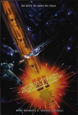 Star Trek: The Undiscovered Country movie poster (1991) poster with hanger