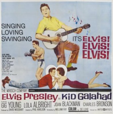 Kid Galahad movie poster (1962) wooden framed poster