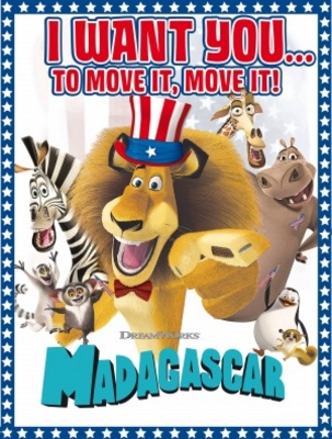 Madagascar movie poster (2005) poster with hanger