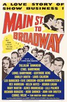 Main Street to Broadway movie poster (1953) Longsleeve T-shirt #658855