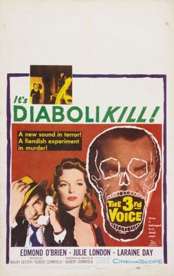 The 3rd Voice movie poster (1960) pillow