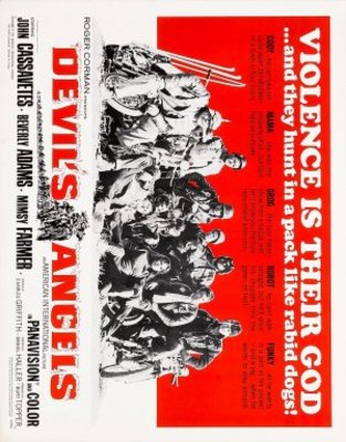 Devil's Angels movie poster (1967) wood print