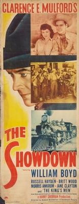 The Showdown movie poster (1940) canvas poster