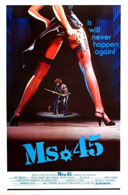 Ms. 45 movie poster (1981) t-shirt