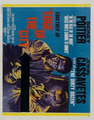 Edge of the City movie poster (1957) wooden framed poster