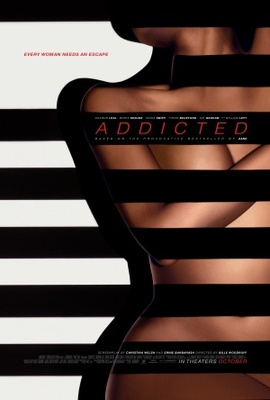 Addicted movie poster (2014) wood print