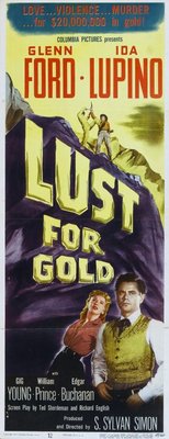Lust for Gold movie poster (1949) poster with hanger