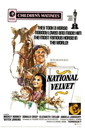 National Velvet movie poster (1944) pillow