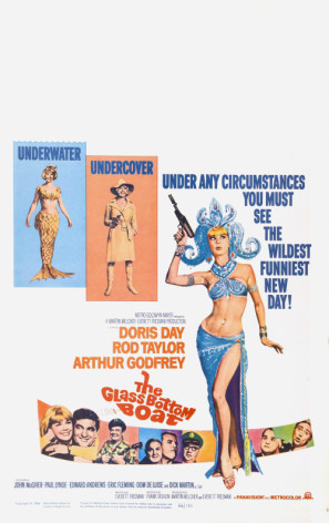 The Glass Bottom Boat movie poster (1966) canvas poster
