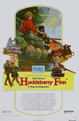 Huckleberry Finn movie poster (1974) pillow