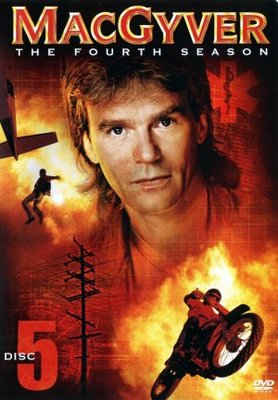 MacGyver movie poster (1985) metal framed poster