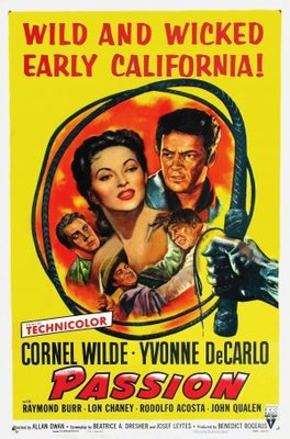 Passion movie poster (1954) Stickers MOV_902a1e64