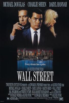 Wall Street movie poster (1987) poster with hanger