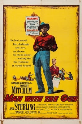 Man with the Gun movie poster (1955) mouse pad