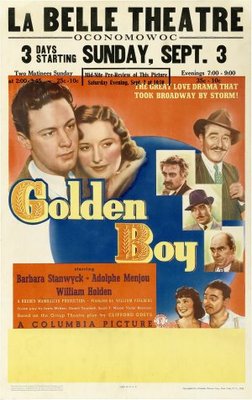 Golden Boy movie poster (1939) poster with hanger