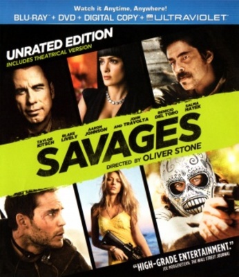 Savages movie poster (2012) wood print