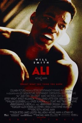 Ali movie poster (2001) canvas poster