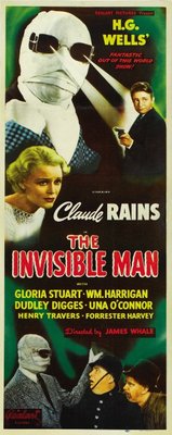 The Invisible Man movie poster (1933) canvas poster