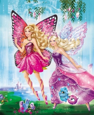 Barbie Mariposa and the Fairy Princess movie poster (2013) Stickers MOV_90a15a1a