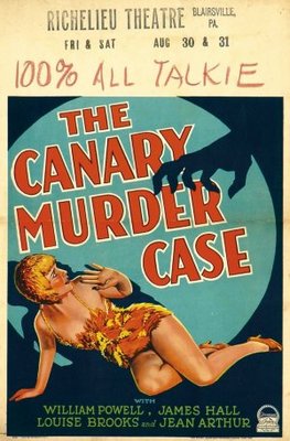 The Canary Murder Case movie poster (1929) poster
