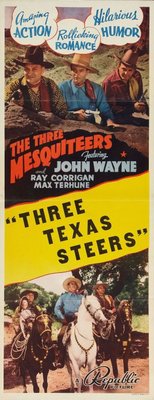 Three Texas Steers movie poster (1939) pillow